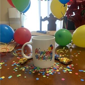 Happy Birthday Mug with designs